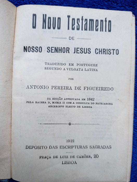 O novo testamento de 1932