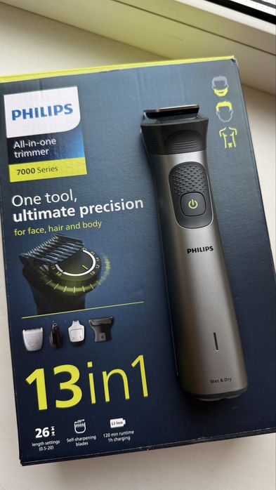 Універсальний тример Philips 13-в-1: обличчя, голова та тіло