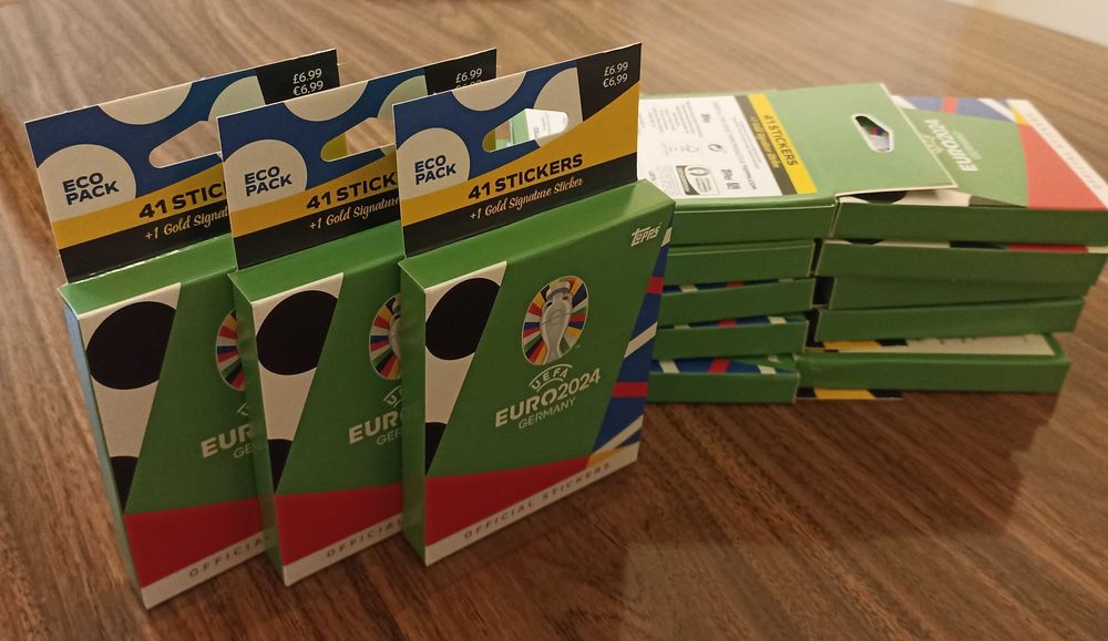 Euro 2024 cromos Topps, cadernetas