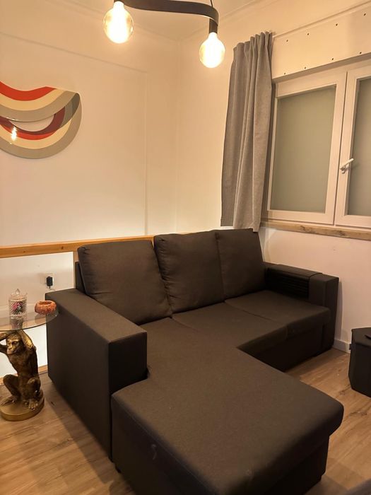 Sofá com chaise long