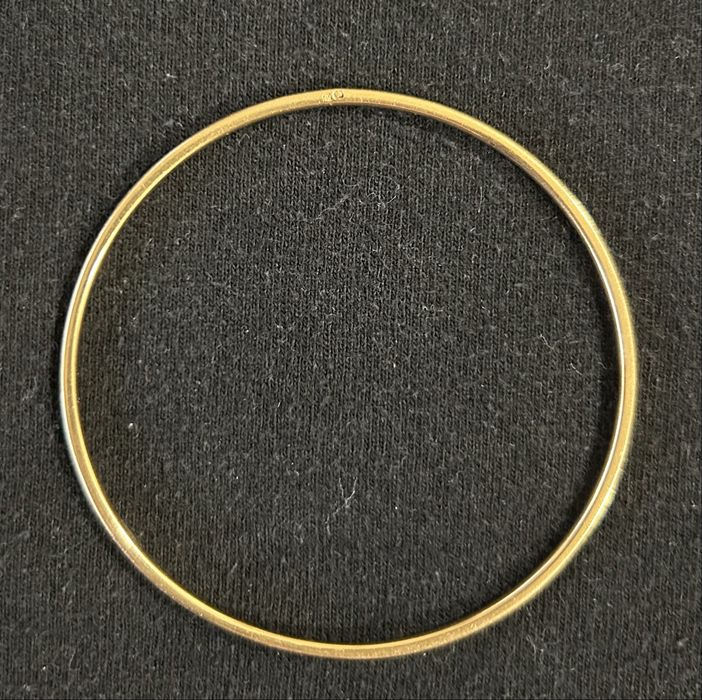 Ouro 19.2K Pulseira Escrava