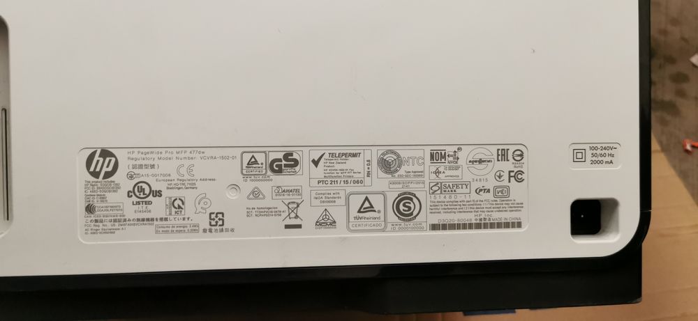 Drukarka HP Pagewide Pro MFP 477 dw