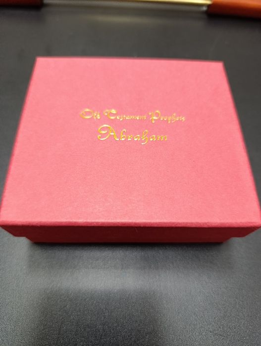 Інвестиційна, колекційна монета " Авраам" СРІБЛО. Сертифікат.