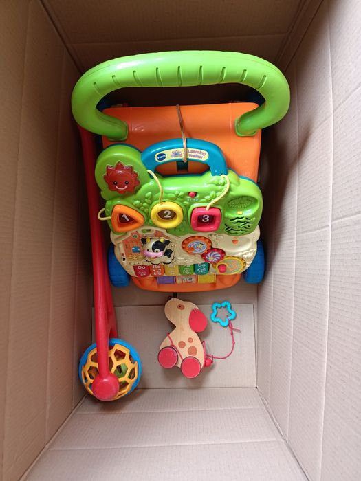 Лот іграшок , каталка goki  ,ходунки музичні  з ігровою панеллю Vtech