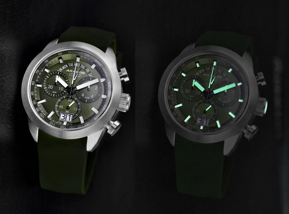 Годинник Aragon Caprice 48 mm. 200 MT. Ronda 8040.N Swiss