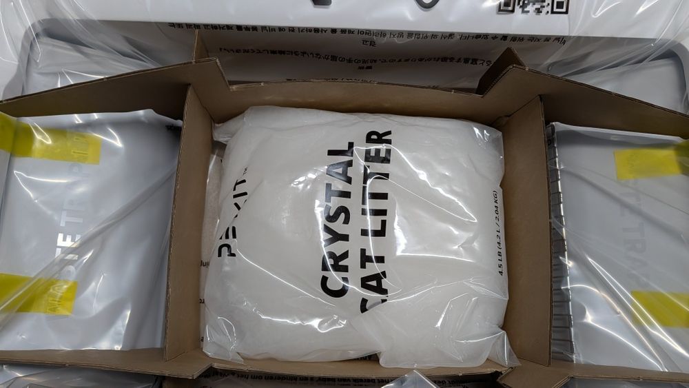 Caixa de areia com câmera IA automática para gatos Petkit (nova)