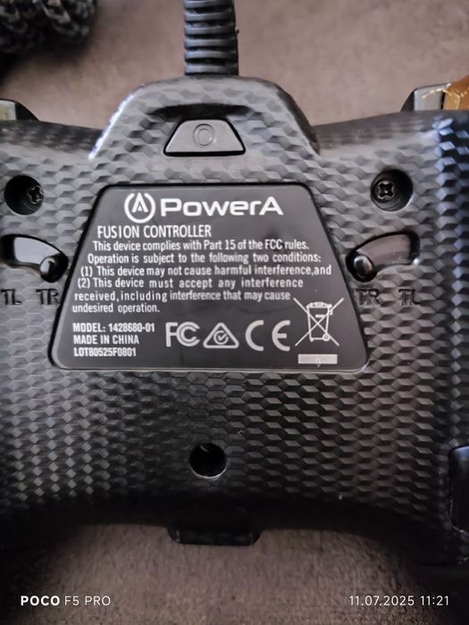 Дротовий контролер PowerA Fusion Pro для Xbox One/ X/S