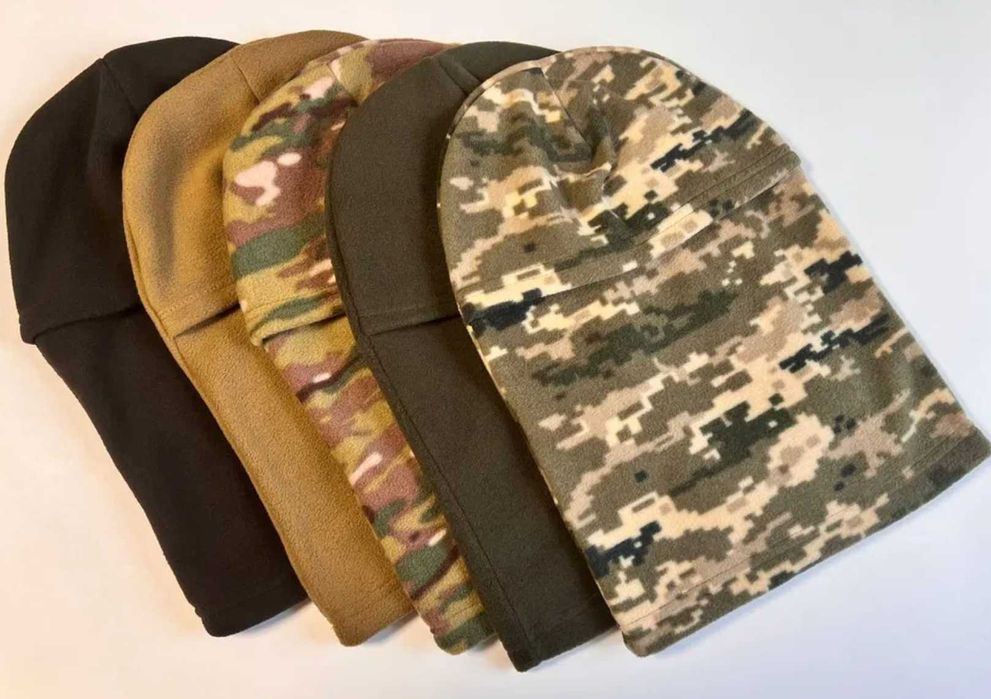 Армейская зимняя флисовая балаклава ВСУ тактическая флисовая балаклава