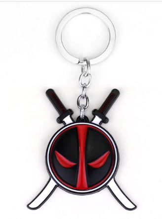 Porta-chaves Deadpool - Marvel e Flash - DC - NOVO