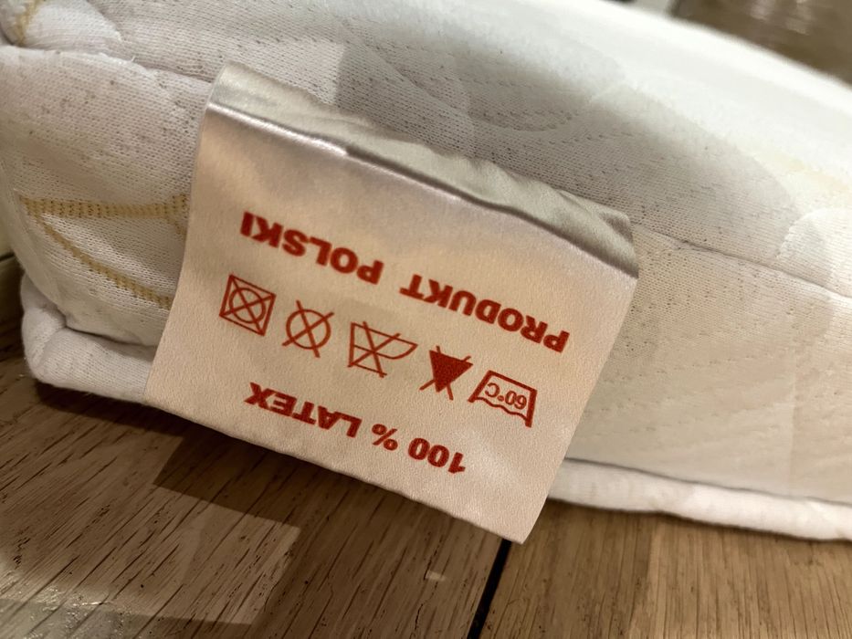 Hevea materac antyalergiczny 100% lateksowy Baby 120x60 grubość 8cm