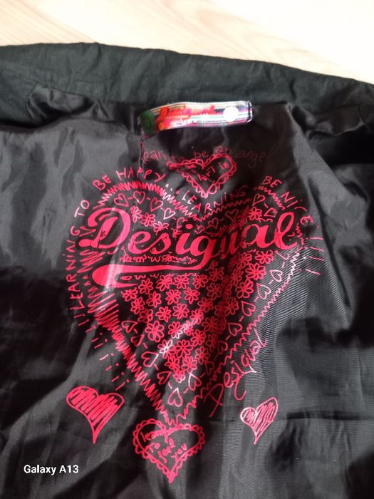 Desigual plaszcz damski z haftem s