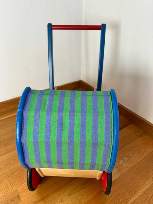 wózek dla lalki drewniany Baio