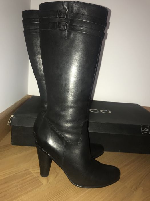 Ecco Сапоги красивые и стильные натуральная кожа 38.5