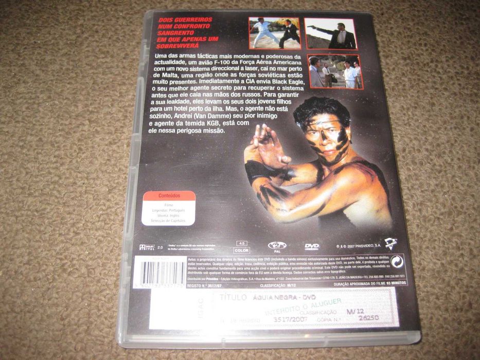 DVD "Águia Negra" com Van Damme