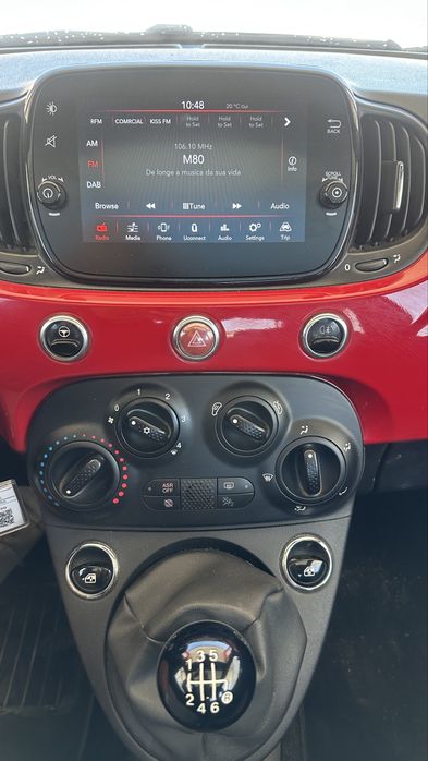 Fiat 500 1.0 Hybrid Red