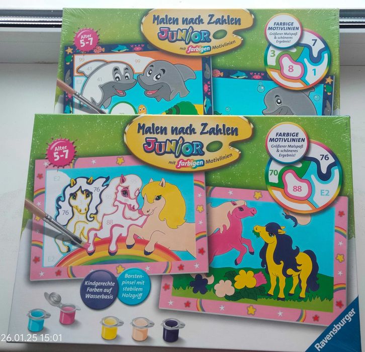 Новый набор для рисования по номерам Ravensburger Junior