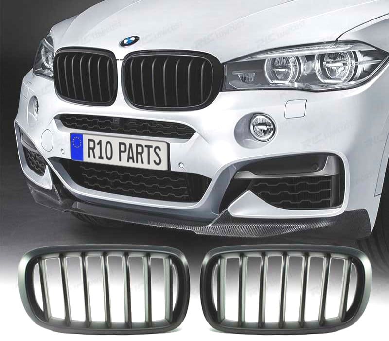 GRELAS FRONTAL BMW X6 F16 LOOK M PERFORMANCE PRETO FOSCO