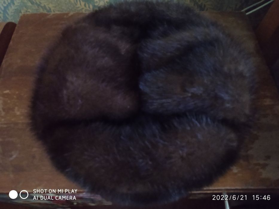 Шапка зимова норкова чоловіча.