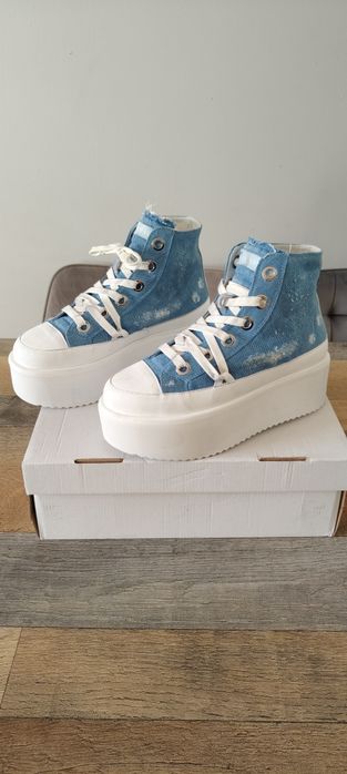 NOWE buty sneakersy na platformie damskie Inuikii levy jeans rozm 40