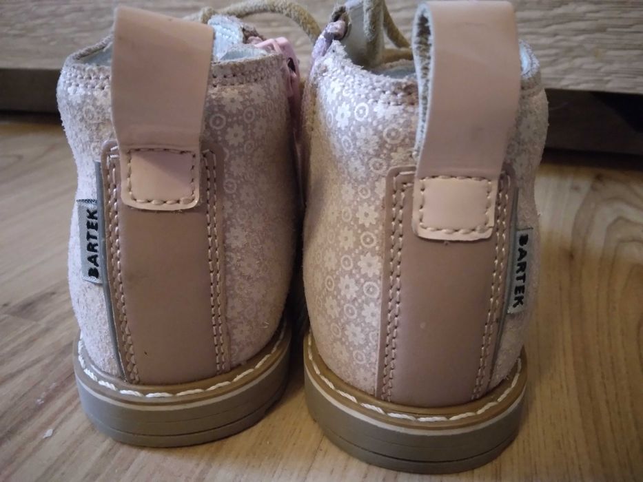 Buty buciki półbuty Bartek 25 różowe
