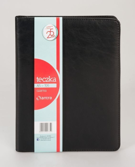 Teczka A5 Czarna 705 Antra
