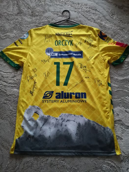 Koszulka z autografami Warta Zawiercie - Orczyk