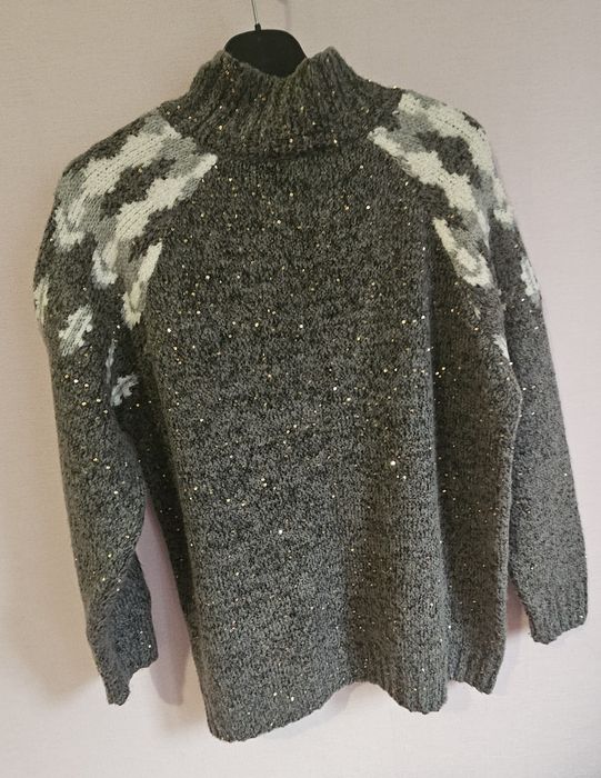 Sweter  szary polgolf