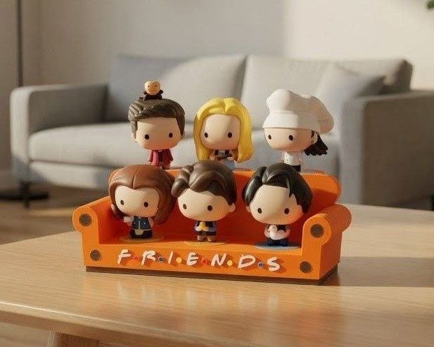 Expositor sofá Friends Funko Pop McDonalds