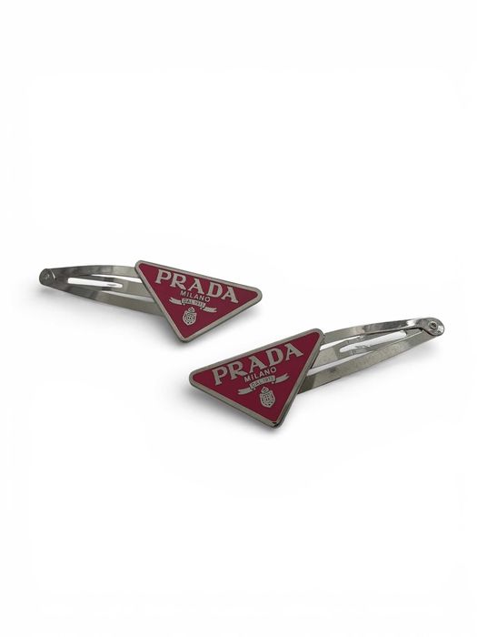 prada spinka do włosów różowa