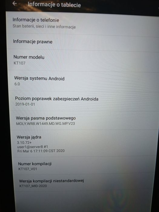 Tablet z klawiaturą zestaw