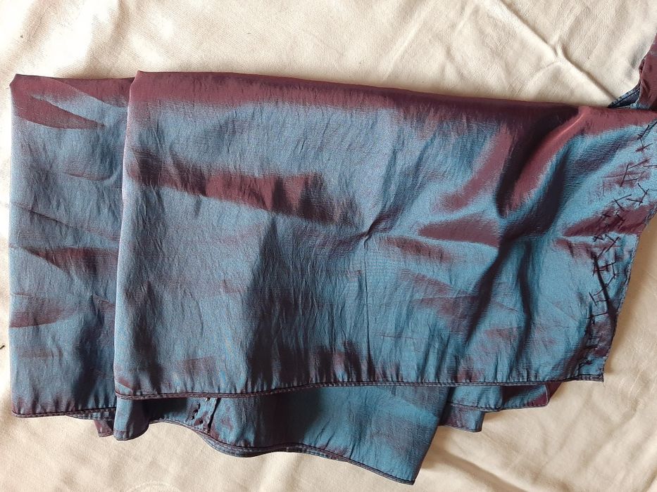 Suknia satynowa, długa, gorset