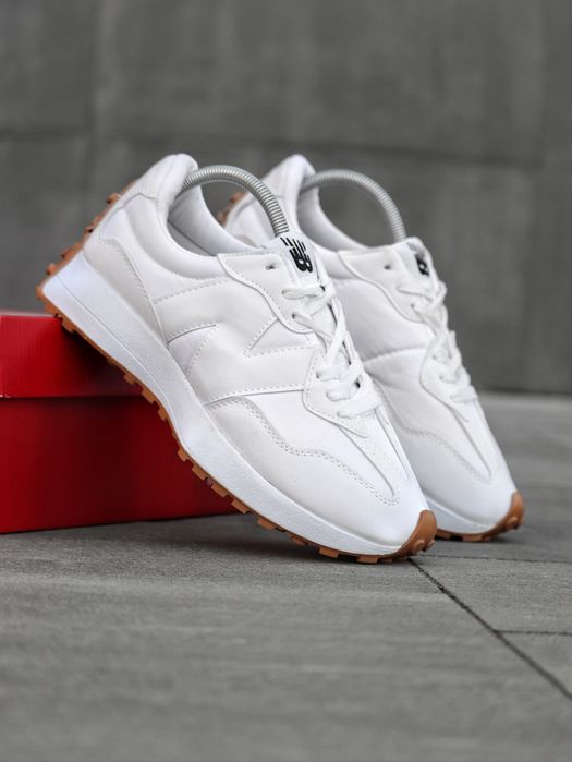 Кросівки Кроссовки New Balance 327 Full White Белый Білий Кросовки демісезон