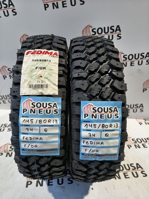 2 pneus Fedima 145-80R13 - Oferta dos Portes