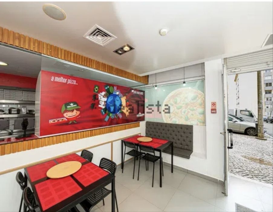 Trespasse de Pizzaria em Cascais (renda apenas 560€)