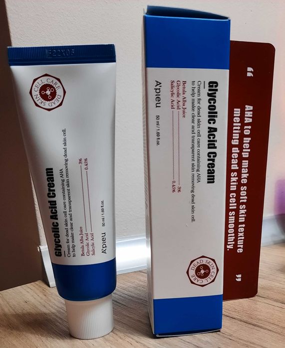 Крем для обличчя з AHA- і BHA-кислотами a'pieu glycolic acid cream 50g