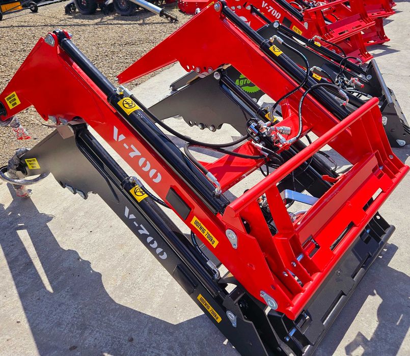 ŁYŻKO-KROKODYL WIDŁY do OBORNIKA osprzęt do ładowacz 105>240cm euro/mx