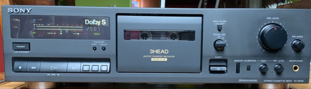 Sony TC-K511 Dolby S 3-Head HX Pro | Rzadki Hi-Fi Cassette Deck