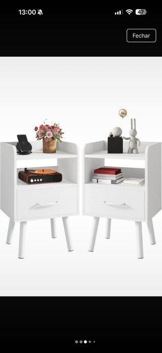 Conjunto mesas de cabeceira •novas•