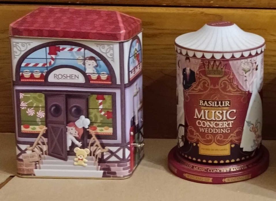 Коробка жестяная