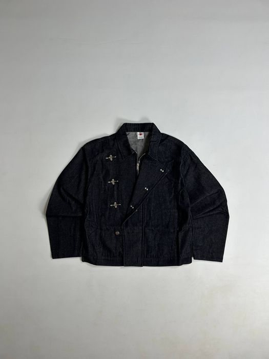 Джинсова куртка arhive jacket opium чорна джинсовка S, M, L