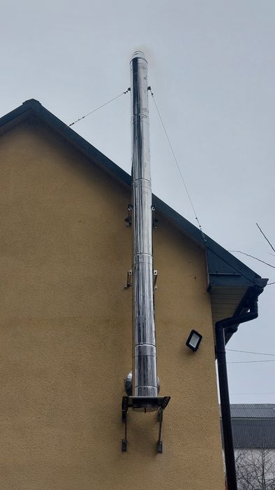 Монтаж Гільзування Димоходів,встановлення димохідних труб,овал комен,