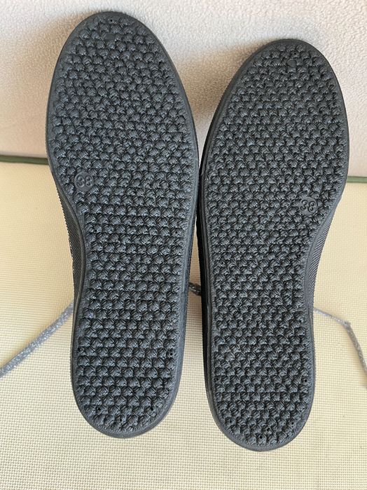 Thomas Rath czarne damskie skórzane sneakersy trampki 38/39