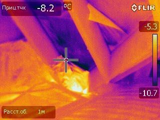 Тепловізійна зйомка, втрати тепла тепловізор flir опалення