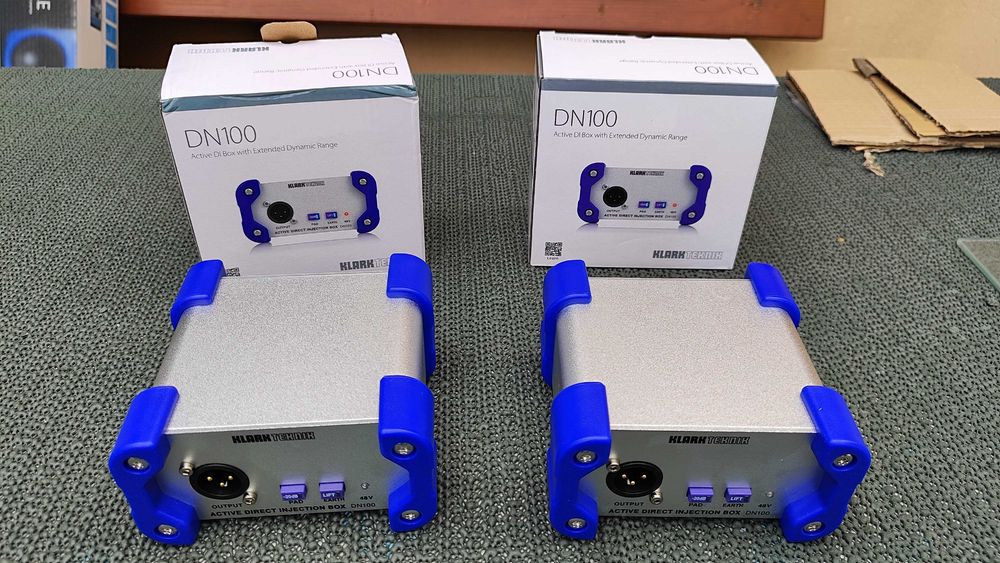 Klark Teknik DN100 aktywny DI box nieużywany oryginalne pudełko