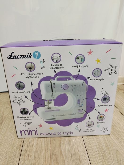 Maszyna do szycia Łucznik+zestaw nici