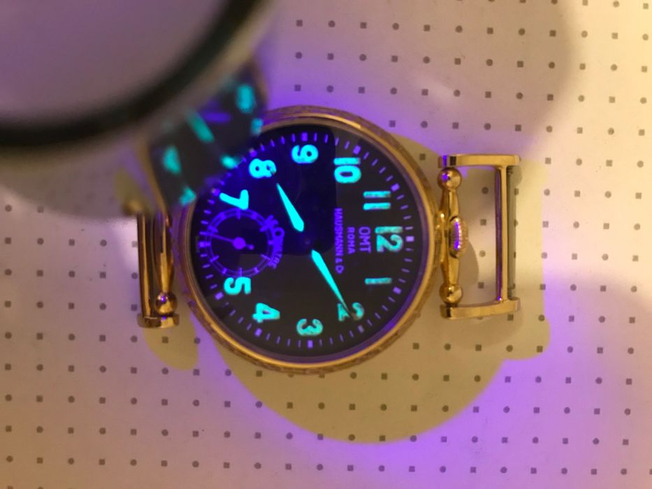 Wojskowy Jaeger Le Coultre  pasówka ze statku powietrznego Roma 40 mm