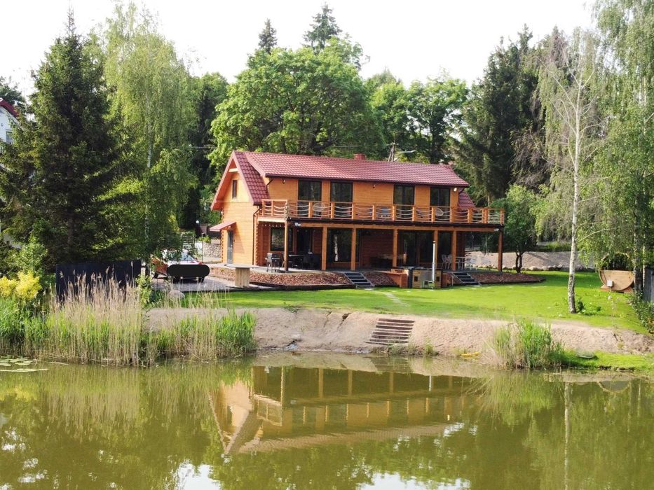 Mazury, dom nad jeziorem, 7 pokoi, sauna, jaccuzi, linia brzegowa