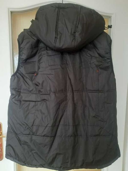Bezrękawnik z kapturem - XL
