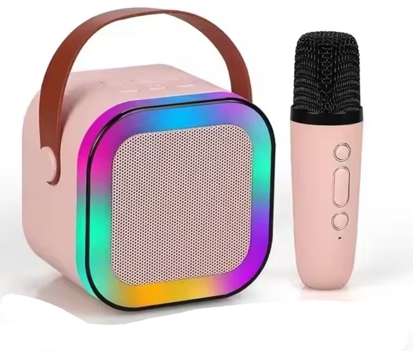 Mini zestaw do karaoke Bluetooth, mikrofon i głośnik bezprzewodowy.