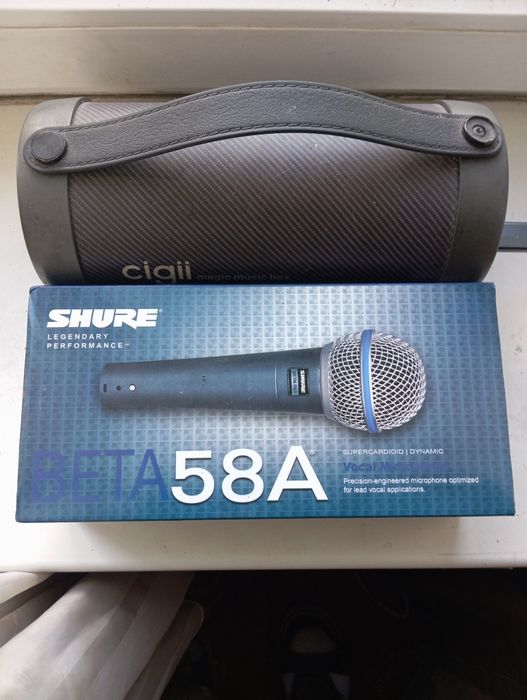 SHURE BETA 58 A ケース付き 美品 shure beta 58a - Купити музичні інструменти - Ціна на OLX.ua